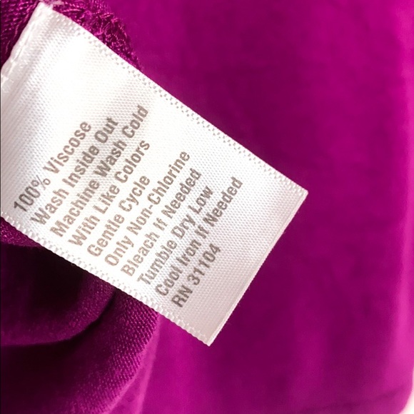 Kaari Blue Purple ruffle sleeve blouse - Picture 7 of 7